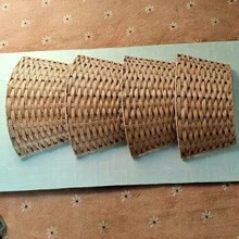 Manta de árbol de Navidad tejida a mano – diseño marrón natural con cesta tejida, cubierta de plástico resistente para árboles de Navidad artificiales. Disponible en tamaños grande y pequeño. - Pequeño marrón - Ver 9