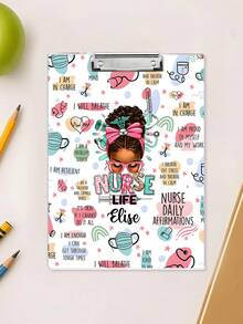 Personalized Nurse Clipboard-32 Styles,Nurse Gift, Nurse Appreciation Gift, Gift For Nurse, Personalized Clipboard, Custom Clipboard,Nurse Day,Office Decor ,Festival Blessing - Multicolor - View 5