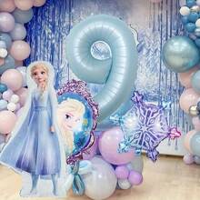 安娜公主雪花铝箔气球 - 非常适合节日、圣诞节和假日庆祝活动，可用于制作气球、气球花环、冰雪奇缘主题气球、生日装饰和生日气球。 - 彩色 - 查看 13