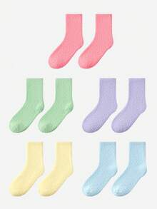 LUVLETTE 1/3/5 perechi de șosete de pluș pentru femei, șosete calde din fleece groase pentru dormit, acasă, maternitate, toamnă/iarnă, mărime universală 35-43 - Multicolor - Vizualizare 27