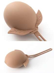 1pc Silicone Pacifier Holder Case For Baby, Lemon Shape Cute Portable Pacifier Storage Case, Baby Soft Silicone Container Box Pacifier Case Pouch For Newborns Accessories - 1pc - View 4