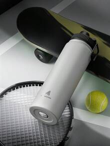 Powcan 26oz insulated stainless steel sports water bottle with spout and handle lid, wide-mouth bottle, double-wall stainless steel, leak-proof design, suitable for sports, outdoors, travel, school, and office - 白色 - 查看 9