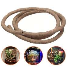 1/2/3PCS Grandes enredaderas flexibles de ratán, decoración de hábitat, ramas de jungla flexibles, suministros para mascotas, decoración de terrario de reptiles de 1m - 1 pieza - Ver 2