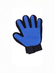 قفاز تنظيف الحيوانات الأليفة - قفاز مساج سيليكون وإزالة الشعر للقطط/الكلاب، مناسب للاستحمام والمساج، محمول