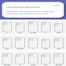 Funda de vidrio templado anti-caída para  15Pro Max/15Pro/15Plus, 14 Pro Max/14 Plus/14 Pro/14,  13 Pro Max/13 Pro/13,  12 Pro Max/12 Pro, cubierta suave a prueba de golpes - Colores mixtos - Ver 9