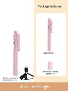 1.7米/74厘米无线蓝牙自拍杆三脚架，带无线遥控器，360°旋转手机支架，兼容 16/15/14/13/12/11e/Max/Pro/Xs/Xr/X/Plus、Galaxy S25/S24/S23/S22 Ultra及其他安卓智能手机、GoPro，适合旅行和直播。