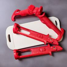 2 piezas de pinzas resistentes al calor para la cocina - Guantes de horno para platos, tazones y vaporizadores calientes | Con protección para los dedos - Multicolor - Ver 4