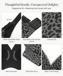 Popilush Wireless Bras Women Seamless No Underwire Push Up Bra Supportive Deep V Bralette Everyday Comfortable T-Shirt Bra - 綠色 - 查看 9