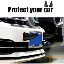 Devil Horns 3D Sticker Bumper Decor - Elasticity Horns For Car, Truck - Anti Collision (Black) - Black - View 6