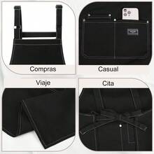 Heavy-Duty Aprons 2 Packs, 100% Hand-Stitched Fabric, Multi-Pocket Design, Adjustable Shoulder And Neck, Suitable For Kitchen, BBQ, Coffee Shop, Hairdresser, Carpenter, Painter - Multicolor - View 7