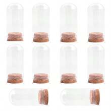 10 Buah Toples Kaca Cantik Buatan Tangan untuk Permen Almond - Toples Kaca untuk Souvenir Pesta Pernikahan, Botol Kaca, Dekorasi Kubah Pajangan Kaca - MultiWarna - View 7