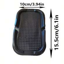 1pc Car Phone Holder - Silicone Dashboard Mount, Non-Slip Handle, 360° Rotating Arm, Waterproof Design, Hands-Free Navigation, Smartphone And Glasses Car Accessories