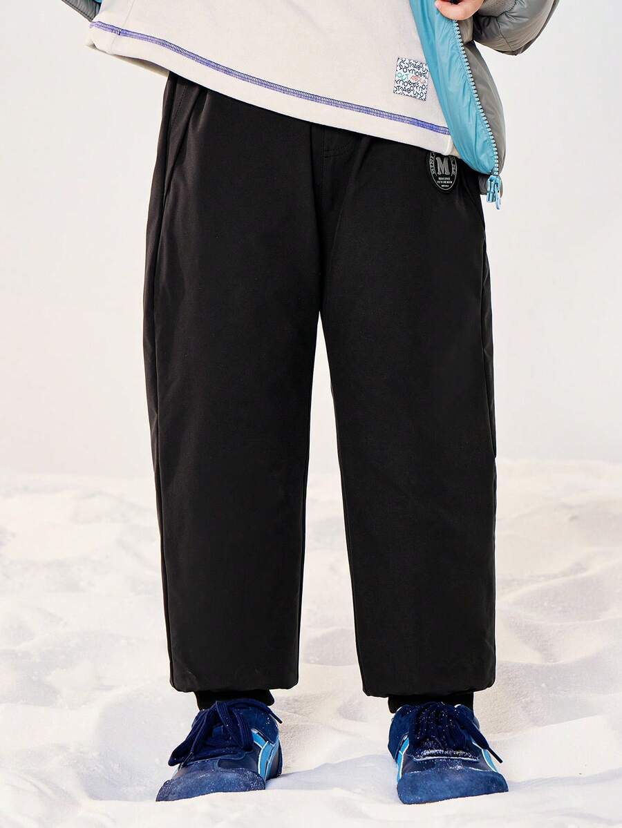 mini bala Water-Repellent Down Kids Down Pants Winter 2025 New Warm Windproof Waterproof Trousers