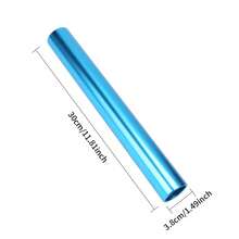 8根3.8厘米电镀接力棒，铝合金材质，适用于田径比赛