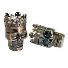 1个哥特式骷髅头研磨器，烟草研磨器，圣诞节和万圣节礼物，家用吸烟配件 - 均碼 - 查看 10