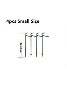 4 件/8 件塑料半圆形棚架，适用于盆栽植物、花园花卉支架