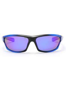 1pc Men's Polarized Solid Color Sports Eyeglasses, Fashion Minimalist Classic Versatile Eyewear, All Season - Multicolor - View 9