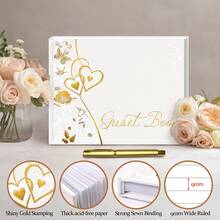 Elegant Wedding Guest Book For Wedding Reception, Beautiful Guestbook For Baby Shower Decor, Pictures And Photos