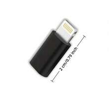 USB-C 母口转 Lightning 公口适配器，Lightning 转 USB-C 适配器，兼容 14/14 Pro/14 Pro Max/13/13 Pro/12/12 Pro/11/11 Pro/XR/XS/X/8/8 Plus、iPad 及其他设备，USB-C 充电转换器，USB Type-C 转 Lightning 充电及数据适配器，兼容苹果设备及其他智能手机 - 彩色 - 查看 6