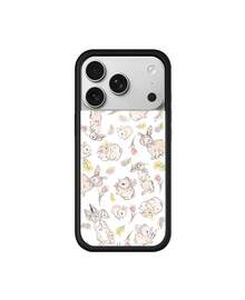 Wildflower INS 3D WF Cute Rabbit Puppy Cartoon Phone Case For 17 Pro Max 12 13 14 15 Pigeon 16 Plus 16 15 Pro Kitten Lamb Cover - NS573-5 - Xem 2