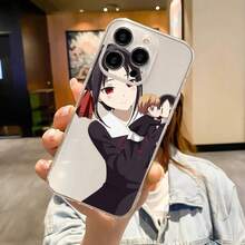 1 Piece Kaguya Sama Love Is War Phone Case Compatible With  17 16 15 14 13 12 11 Pro Max Air Soft Case Transparent Silicone Soft Case, Case Compatible With  17 Pro Max Case,  17 Pro Case,  17 Case,  16 Pro Max Case - Z3 - View 13