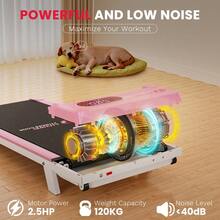 Homefitnesscode Walking Pad Treadmill 1–6 Km/H, Compact Under-Desk Treadmill For The Home Office With LED Display, Quiet 0.65 HP Motor And 90 Cm Long Running Belt - Phích cắm loại F của EU (220-240V) - Xem 6