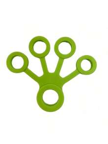 1 pieza Expansor de dedos con forma de mano de silicona caliente, entrenador de desarrollo muscular de la mano, reductor de fuerza de agarre elástico de los dedos, juguete antiestrés - Multicolor - Ver 16