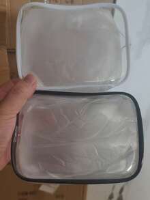 4个/3个/2个/1个装高透明3D娃娃收纳袋，婴儿车整理袋，毛绒娃娃收纳袋，旅行配件，收纳整理袋，大容量透明化妆包 - PVC拉链洗漱包，轻便旅行配件，背包透明挂袋，节日礼物