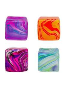 2025 Latest Explosion New Needo-H Same Style Ripple Cube Malt Squeeze Toy, Stress Relief Slow Rebound Squeeze Toy - Birthday Gift - Christmas Gift - Party Gift - Best Gift - Multicolor - View 5