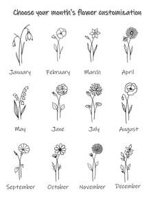 1 Set Customized Wedding Thank You Metal Pen Gift, 12 Months Floral Meaning, Luxury Ballpoint Pen Set. Holiday Gift, Gift Box, Creative Couple Gift, Multifunctional, Decorative, Reusable, Modern, Colorful, Cute, Retro, Cartoon Style, For Employees, Clients, Students, Children, Suitable For Weddings/Business/Work/Office, Suitable For Weddings, Holidays, School, Back To School, School Supplies,Christmas Gift Supplies - Multicolor - View 3