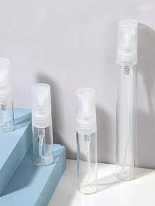 1/5Pcs 3ml 5ml 10ml Clear Mini Perfume Glass Bottle Empty Cosmetics Bottle Sample Test Tube Thin Glass Vials