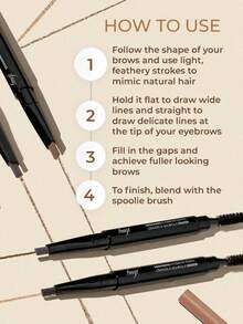 The Face Shop FMGT Eyebrow Pencil, #04 Deep Brown, Long-Lasting Smudge-Proof Eyebrow Pencil, High Pigment, Easy To Blend, All-Day Wear, Eyebrow Makeup, Korean Cosmetics, Korean Beauty Gift, Holiday Gift, Mother's Day Gift, 0.3g/0.01oz - 04Black Brown - 查看 6