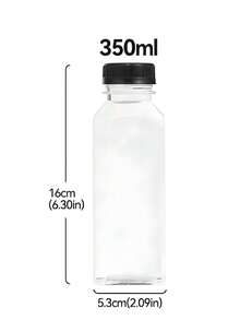 1pc/4pcs/10pcs -120ML/ 250ML/450ML/150ML/500ML-Leak-Proof Clear Plastic Juice Bottles - Perfect For Smoothies,Milk & Homemade Beverages - Juicing Containers,Meeting Daily Drinking Needs And Suitable For Various Scenarios. - Transparent - View 19