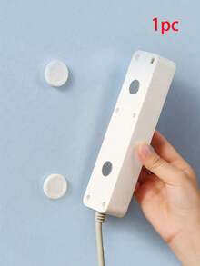 Random Style Multi-Functional Magnetic Remote Control Holder, Suitable For Remote Controls, Routers, Small Metal Items, Keys, Power Sockets, Ideal For Bathroom, Bedroom And Kitchen