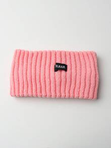 1 件纯色休闲涤纶防寒头带，秋冬款式 - 彩色 - 查看 5