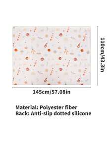 1 件婴儿爬行垫。材质：聚酯纤维。卡通图案学步垫/可折叠爬行垫/适合家庭和旅行使用。防滑表面，防水，易于清洁，柔韧性好，四季皆宜。背面带有纹理硅胶点，增强防滑性能。 - SU5030學步墊 - 查看 10