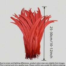 25-30cm 10-12" 10PCS Carnival Headpiece Plumes - Long Feathers For Mask Headband Rave Party - Multicolor - View 4