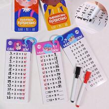 Children's Math Game Cards, Including Addition, Subtraction, Multiplication And Division Math Flashcards, Multiplication And Division Learning Toys, Suitable For Preschoolers - Early Education Flashcards - Christmas Gift - Math Teaching Aids Set - View 4