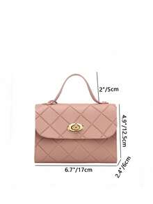 1pc Girl's Handbag & Crossbody Bag, Cosmetic & Phone Pouch, Casual Plaid Small Bag, Ideal Gift - Multicolor - View 10