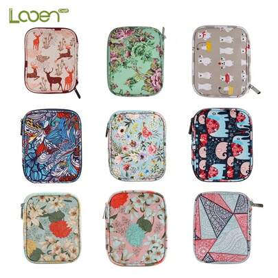 Bolsa de almacenamiento vacía para ganchos de crochet, estuche organizador para kit de tejido, bolsa para agujas de crochet, tijeras, regla, bolsa de kit de costura