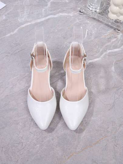 2026 New Arrival Pointed Toe Thick Heel Princess Shoes For Teenage Girls, Students & Performances, Suitable For All Seasons