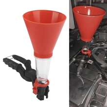 Car Engine Oil Filling Set, Car Essential Car Stuff, Universal Funnel With Adjustable Width Holding Clamp PVC Plastic Multifunctional Pour Oil Tool Auto, Car Accessories