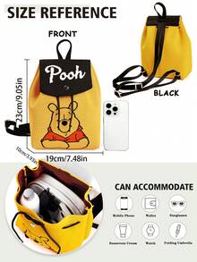 Disney Cute Mini Backpack With  Cartoon IP, Adjustable Shoulder Strap, Drawstring Design Bucket Bag, Suitable For Vacation, Travel, Shopping, Party, And Gift For Friends - Nhiều màu - Xem 7