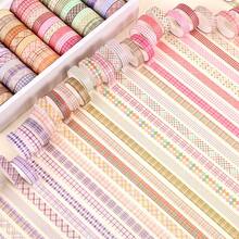 ICCEEMEE 60 Rolls Coloed Washi Tape Gift Box Set, Decorative Paper Tapes 10 Mm Wide Plaid Planner Accessories Perfect For Scrapbooking, DIY Arts And Crafts, Bullet Journal, Planner, Junk Journal, Notebooks - one-size - View 5
