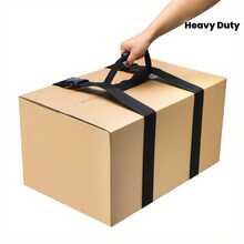 Heavy-Duty Lifting Straps - Durable Furniture Moving Tool, Suitable For Boxes/Luggage Transport, Non-Slip Ergonomic Carry Rope, Ideal For Home/Warehouse/Storage - Multicolor - View 1