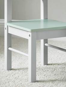 SoBuy KMB88-HG 儿童桌椅，室内儿童座椅组，儿童桌椅套装，儿童绘画桌，座椅组，浅灰色