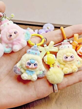 1PC Cute Mini Big Ear Heart Shaped Keychain Fluffy Cartoon Accessory Bag Charm Key Chain Cute Keychain Trinkets Phone Charm Gifts For Women Keychain Bag Charm Car Keychain Key Lanyard Keychain Accessories Keyring Couple Keychain Christmas Gifts Birthday Gift Friend Gift Holiday Gifts Event Souvenirs Party Gifts.