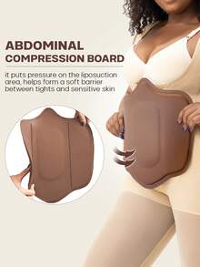 larrycard 1pc Shaping Foam Flat Abdomen Waist Slimming Compression Abdominal Board - Brown - View 6