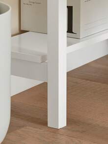 SoBuy FWT31-W, White Corner Desk, Triangle Table Desk With Drawer, Home Office Desk Computer Workstation - White - View 7