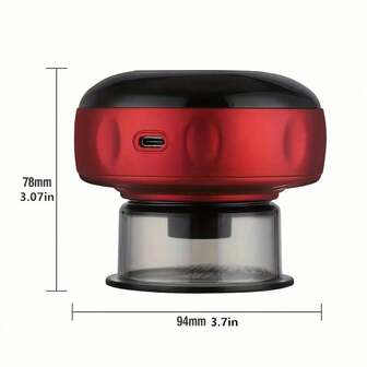 Masajeador de ventosas recargable, kit de ventosas portátil con masaje, modelos recargables por USB son reutilizables